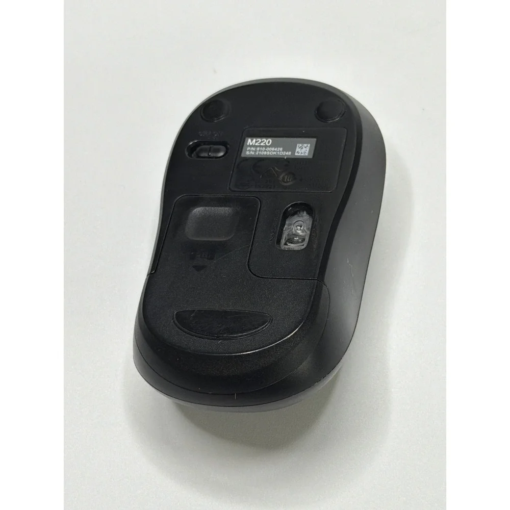 Logitech M220 Silent Wireless Optical Mouse Black‎ 810-006426 2109SDK1D248